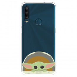 Funda para Alcatel 1SE 2020 Oficial de Star Wars Baby Yoda Sonrisas - The Mandalorian