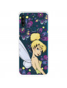 Funda para Alcatel 1SE 2020 Oficial de Disney Campanilla Flores - Peter Pan