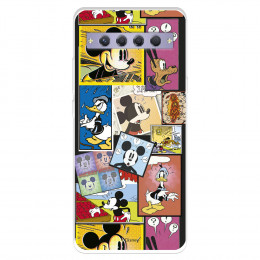 Funda para TCL 10 Plus Oficial de Disney Mickey Comic - Clásicos Disney