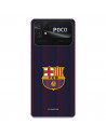 FC Barcelona Xiaomi Poco C40 Case Blaugrana Lines - FC Barcelona Official License