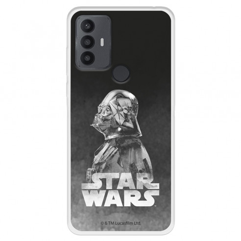 Funda para TCL 306 Oficial de Star Wars Darth Vader Fondo negro - Star Wars