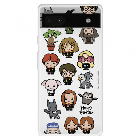 Funda para Google Pixel 6A Oficial de Harry Potter Personajes Iconos - Harry Potter