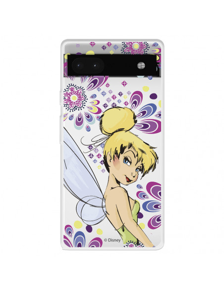 Funda para Xiaomi Redmi Note 11 Oficial de Disney Campanilla Flores - Peter  Pan