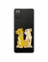 Funda para TCL 20Y Oficial de Disney Simba y Nala Silueta - El Rey León