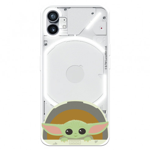 Official Star Wars Baby Yoda Smiles Nothing Phone 1 Case - The Mandalorian