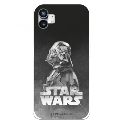 Official Star Wars Darth Vader Nothing Phone 1 Case Black Background - Star Wars