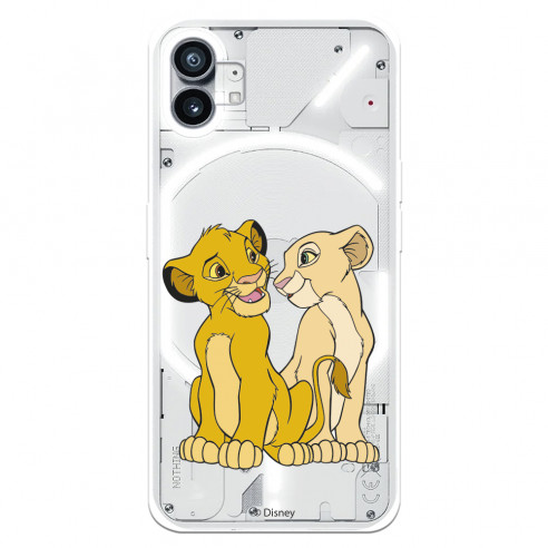 Official Disney Simba and Nala Silhouette Nothing Phone 1 Case - The Lion King