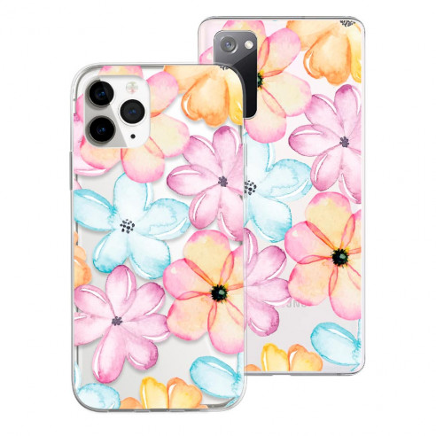 Drawing Case - Multicolor Watercolor Flowers