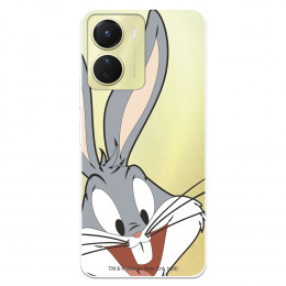 Funda para Xiaomi Poco C65 Oficial de Warner Bros Bugs Bunny Silueta  Transparente - Looney Tunes