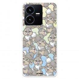 Funda para Vivo Y35 Oficial de Disney Tambor Patrones - Bambi