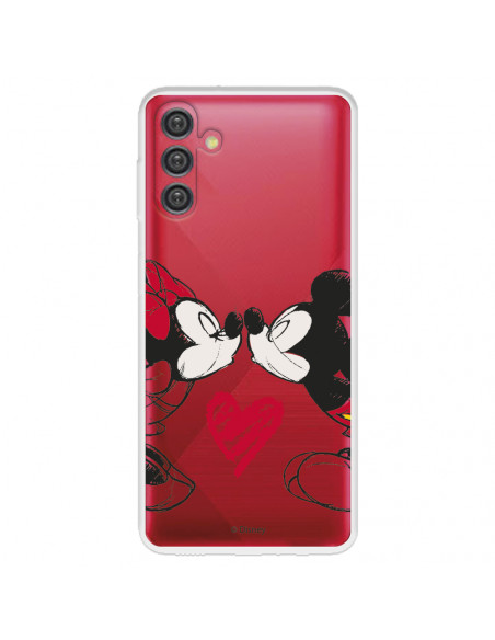 Funda para Xiaomi Mi 11 Lite Oficial de Disney Mickey y Minnie Beso -  Clásicos Disney