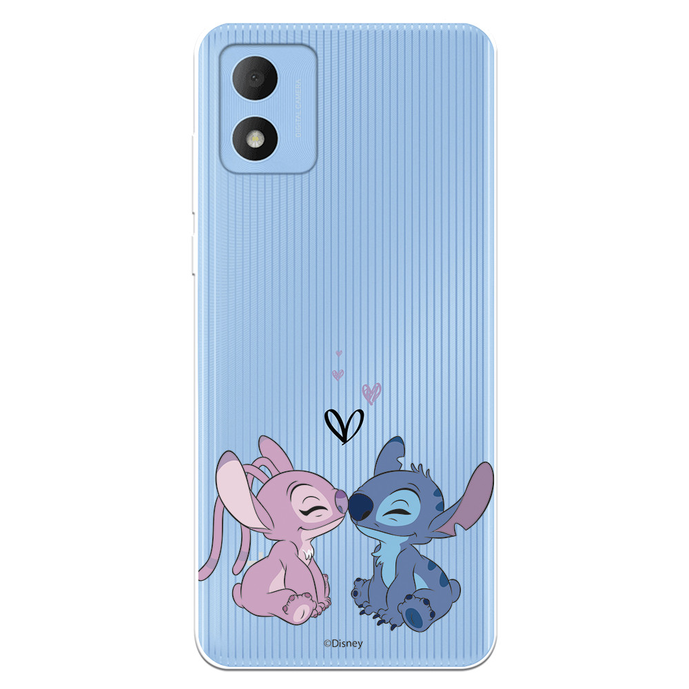 Funda para Xiaomi 13T Oficial de Disney Angel & Stitch Beso - Lilo