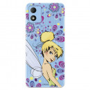 Funda para TCL 305i Oficial de Disney Campanilla Flores - Peter Pan