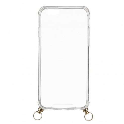 Transparent Cord Silicone Case for iPhone 6S