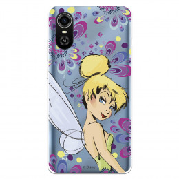 Funda para ZTE Blade A31 Plus Oficial de Disney Campanilla Flores - Peter Pan