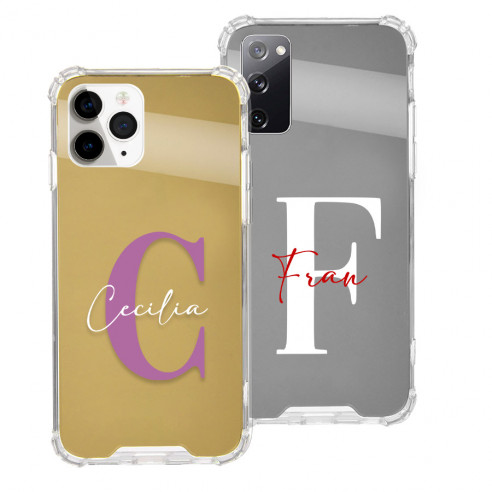 Initial Mirror Case With Horizontal Name - Limited Edition