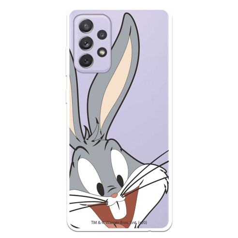 Official Warner Bros. Bugs Bunny Silhouette Transparent Case for Samsung Galaxy A72 4G - Looney Tunes