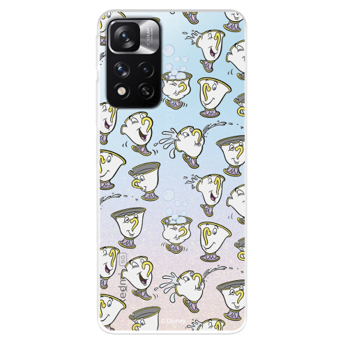 Case for Xiaomi Redmi Note 11S 5G Official Disney Chip Potts Silhouettes - Beauty and the Beast