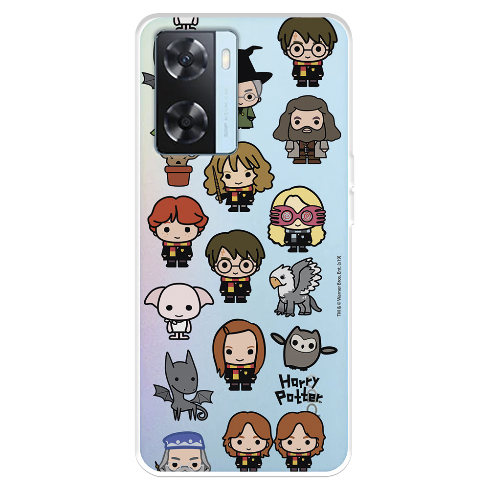 Case for Oppo A57s Official Harry Potter Characters Icons - Harry Potter