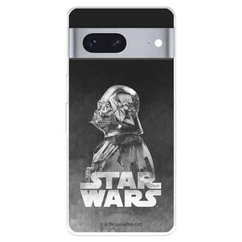 Funda para Google Pixel 7 5G Oficial de Star Wars Darth Vader Fondo negro - Star Wars