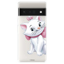 Funda para Google Pixel 7 Pro Oficial de Disney Marie Silueta - Los Aristogatos