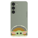 Funda para Samsung Galaxy S23+ Oficial de Star Wars Baby Yoda Sonrisas - The Mandalorian