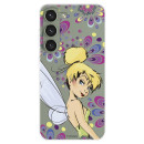 Funda para Samsung Galaxy S23+ Oficial de Disney Campanilla Flores - Peter Pan