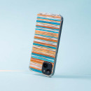 Patterned Drawing Case - Warm Stripes