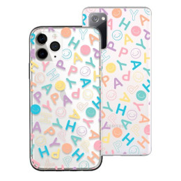 Patterned Case - Happy Emojis