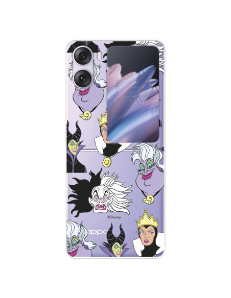 Funda para iPhone 13 Pro Max Oficial de Disney Villanas Patrón