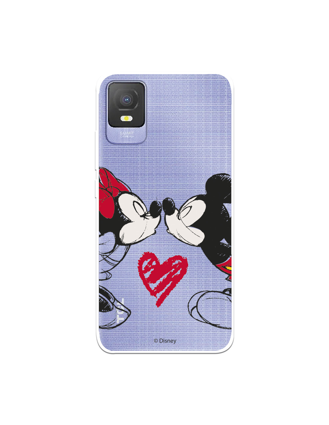 Case for TCL 403 Official Disney Mickey and Minnie Kiss - Disney Classics