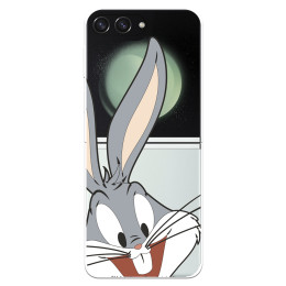 Funda para Honor X6 Oficial de Warner Bros Bugs Bunny Silueta Transparente  - Looney Tunes