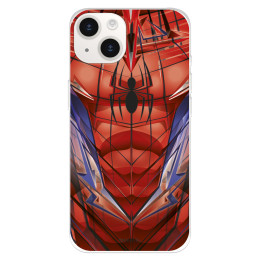 Funda para iPhone 15 Oficial de Marvel Spiderman Torso - Marvel