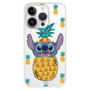 Funda para iPhone 15 Pro Oficial de Disney Stitch Piñas - Lilo & Stitch