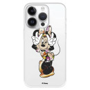 Funda para iPhone 15 Pro Oficial de Disney Minnie Posando - Clásicos Disney