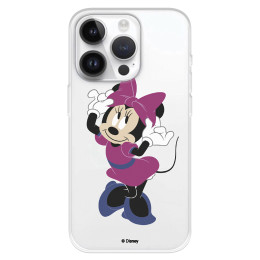 Funda para iPhone 15 Pro Oficial de Disney Minnie Rosa - Clásicos Disney