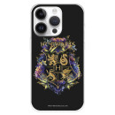 Funda para iPhone 15 Pro Oficial de Harry Potter Hogwarts Floral - Harry Potter