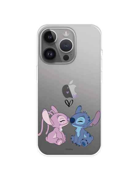 Funda para Xiaomi Redmi Note 12 Pro Oficial de Disney Angel & Stitch Beso -  Lilo & Stitch