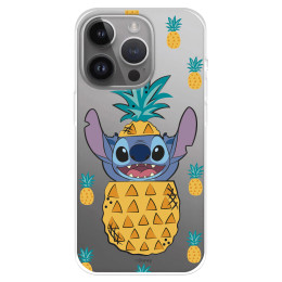 Funda para iPhone 15 Pro Max Oficial de Disney Stitch Piñas - Lilo & Stitch