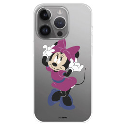 Funda para iPhone 15 Pro Max Oficial de Disney Minnie Rosa - Clásicos Disney