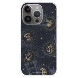 Funda para iPhone 15 Pro Max Oficial de Harry Potter Insignias Constelaciones - Harry Potter