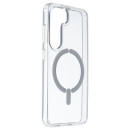 Funda Transparente Logo Compatible con Magsafe para Samsung Galaxy S23