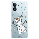 Funda para Vivo V29 5G Oficial de Disney Olaf Transparente - Frozen