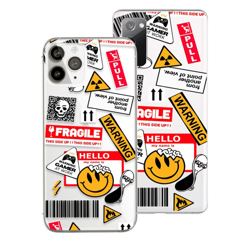 Case Drawing - Stickers Warning