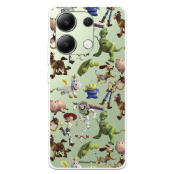 Funda para Xiaomi Redmi Note 13 4G Oficial de Disney Muñecos Toy Story Siluetas - Toy Story