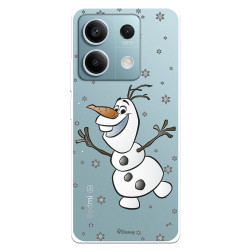Funda para Xiaomi Redmi Note 13 Pro 5G Oficial de Disney Olaf Transparente - Frozen