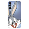 Funda para Samsung Galaxy A15 5G Oficial de Warner Bros Bugs Bunny Silueta Transparente - Looney Tunes