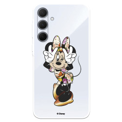 Funda para Samsung Galaxy A35 5G Oficial de Disney Minnie Posando - Clásicos Disney