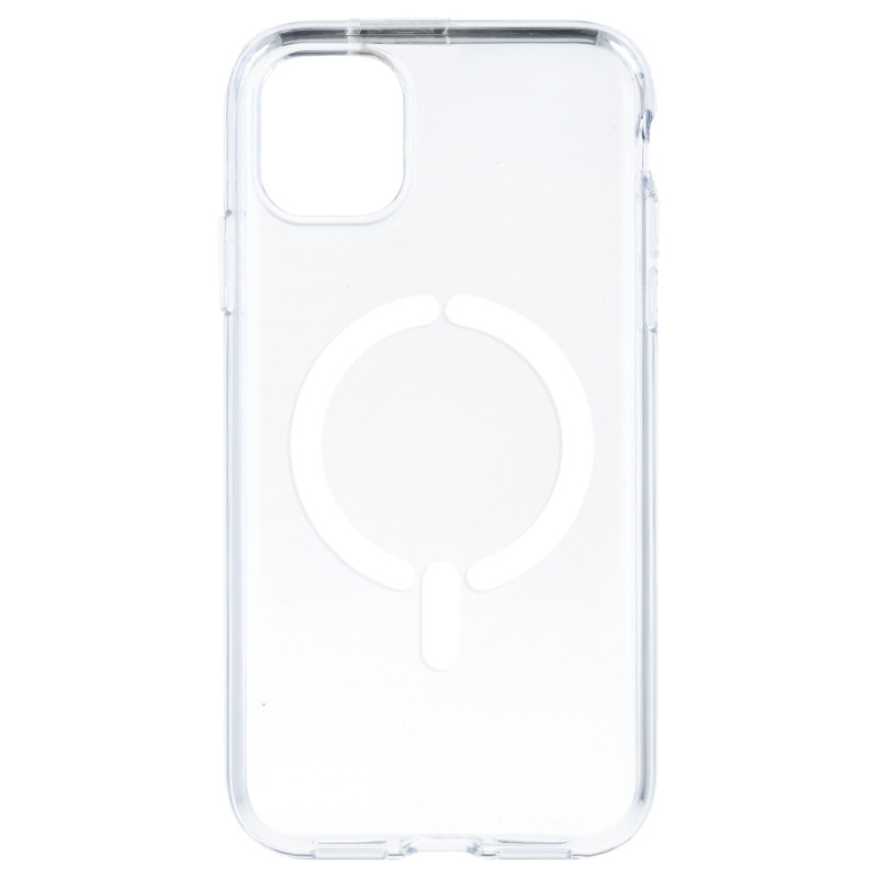 Funda Transparente Resistente Compatible con MagSafe para iPhone 11