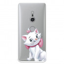 Official Disney Marie Silhouette Transparent Case for Sony Xperia XZ2 - The Aristocats